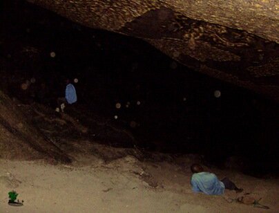 Inside Owa Cave